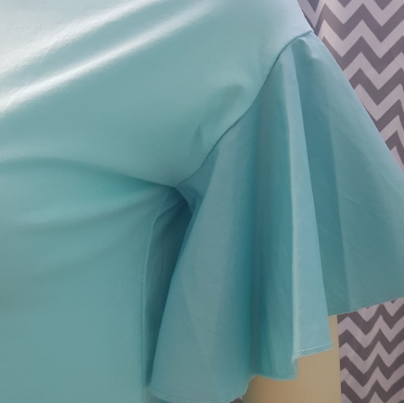 Ruffle Sleeve Top - Picture 2 of 3